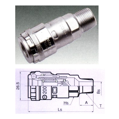 ONE-TOUCH QUICK CONNECTOR SM