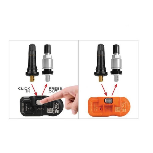 ALUMINUM / RUBBER STEM FOR MX-SENSOR
