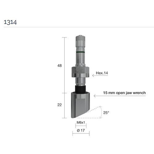 1314 TPMS valve