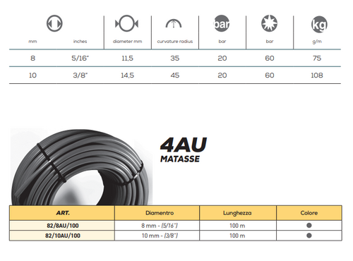 AM 85/10 4AU - HOSE REEL 16 Mt  INT. 10 mm REEL